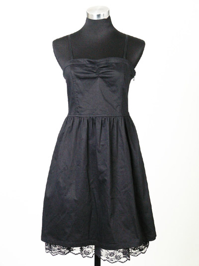 Ladies Woven Dress with Lace Bottom.jpg